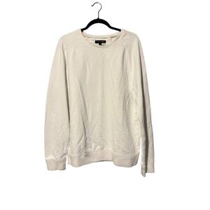 Banana Republic Pullover Sweatshirt Size L Tall White